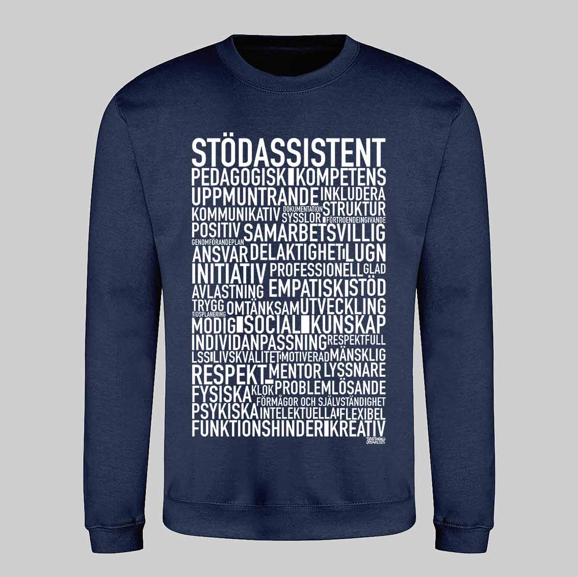 Stödassistent 2025 Text Sweatshirt
