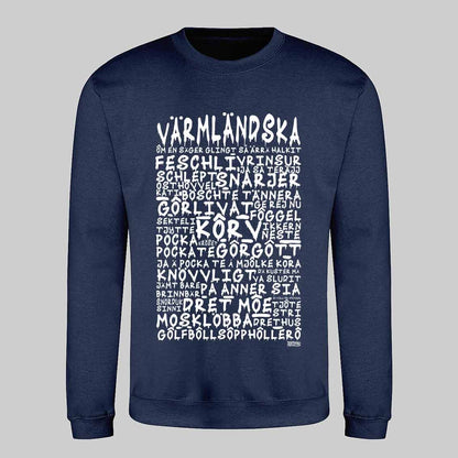 Värmländska Graffiti Dialekt Sweatshirt