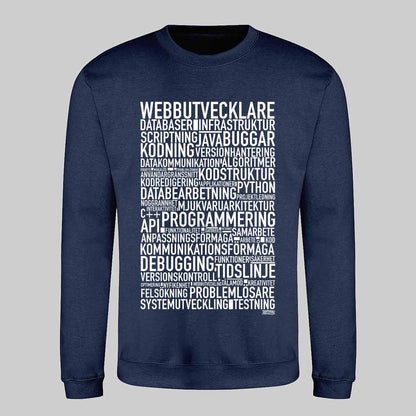 Webbutvecklare Text Sweatshirt