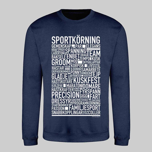 Sportkörning Text Sweatshirt