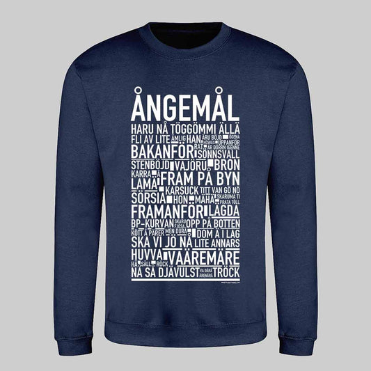 Ångemål Dialekt Text Sweatshirt