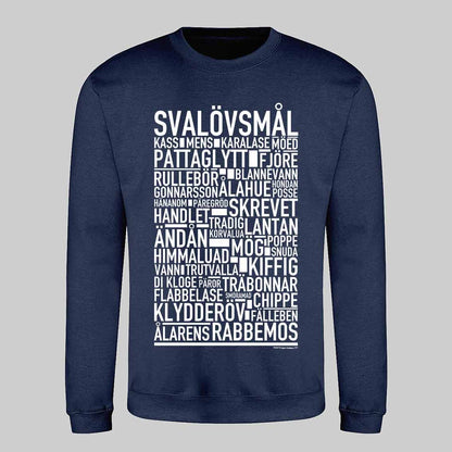Svalövsmål Dialekt Text Sweatshirt