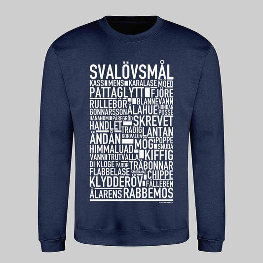 Svalövsmål Dialekt Text Sweatshirt