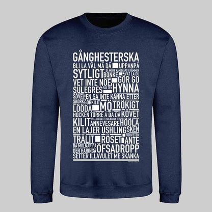 Gånghesterska Dialekt Text Sweatshirt