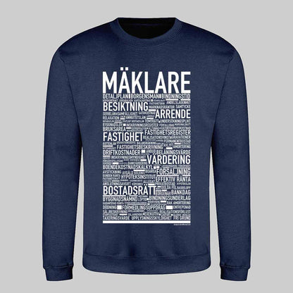 Mäklare Text Sweatshirt