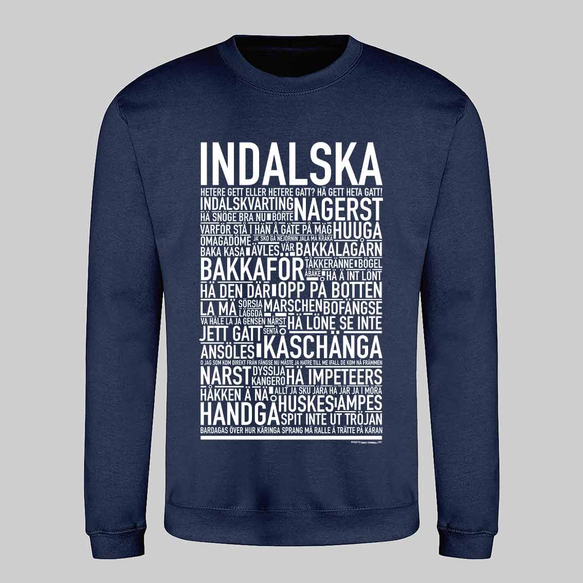 Indalska Dialekt Text Sweatshirt