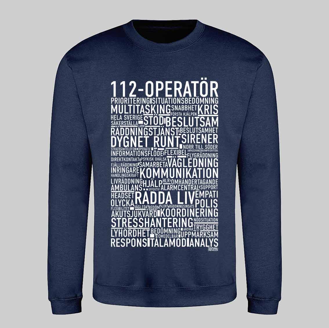 112-Operatör Text Sweatshirt