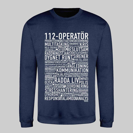 112-Operatör Text Sweatshirt