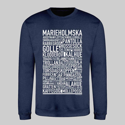 Marieholmska Dialekt Text Sweatshirt