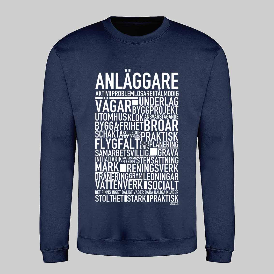 Anläggare Text Sweatshirt