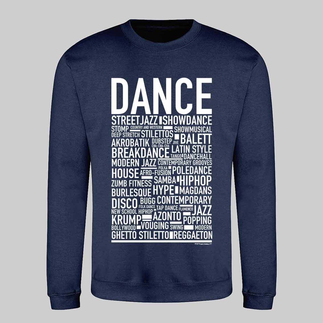Dance Text Sweatshirt