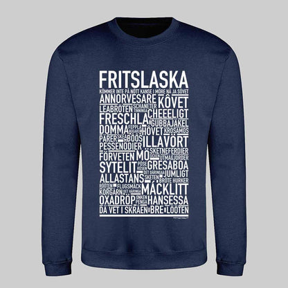 Fritslaska Dialekt Text Sweatshirt