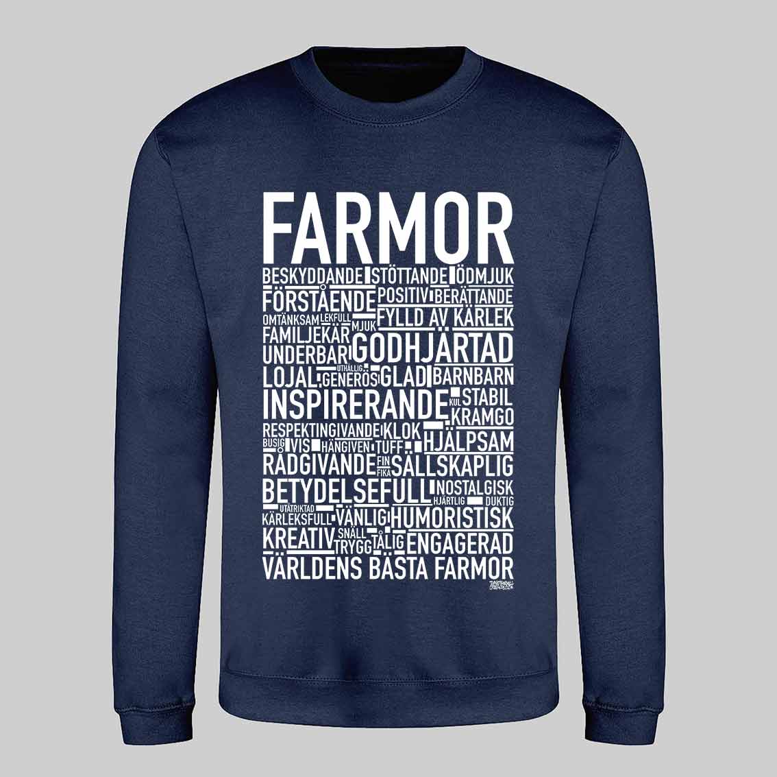 Farmor 2024 Text Sweatshirt