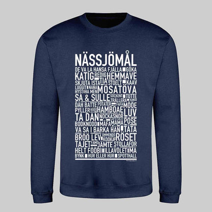 Nässjömål Dialekt Text Sweatshirt