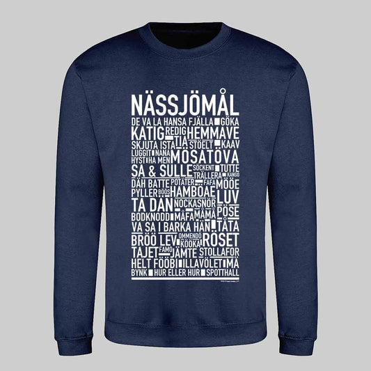 Nässjömål Dialekt Text Sweatshirt