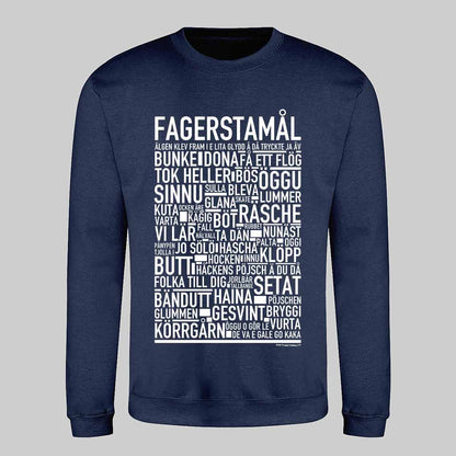 Fagerstamål Dialekt Text Sweatshirt