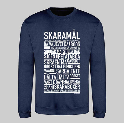 Skaramål Dialekt Text Sweatshirt