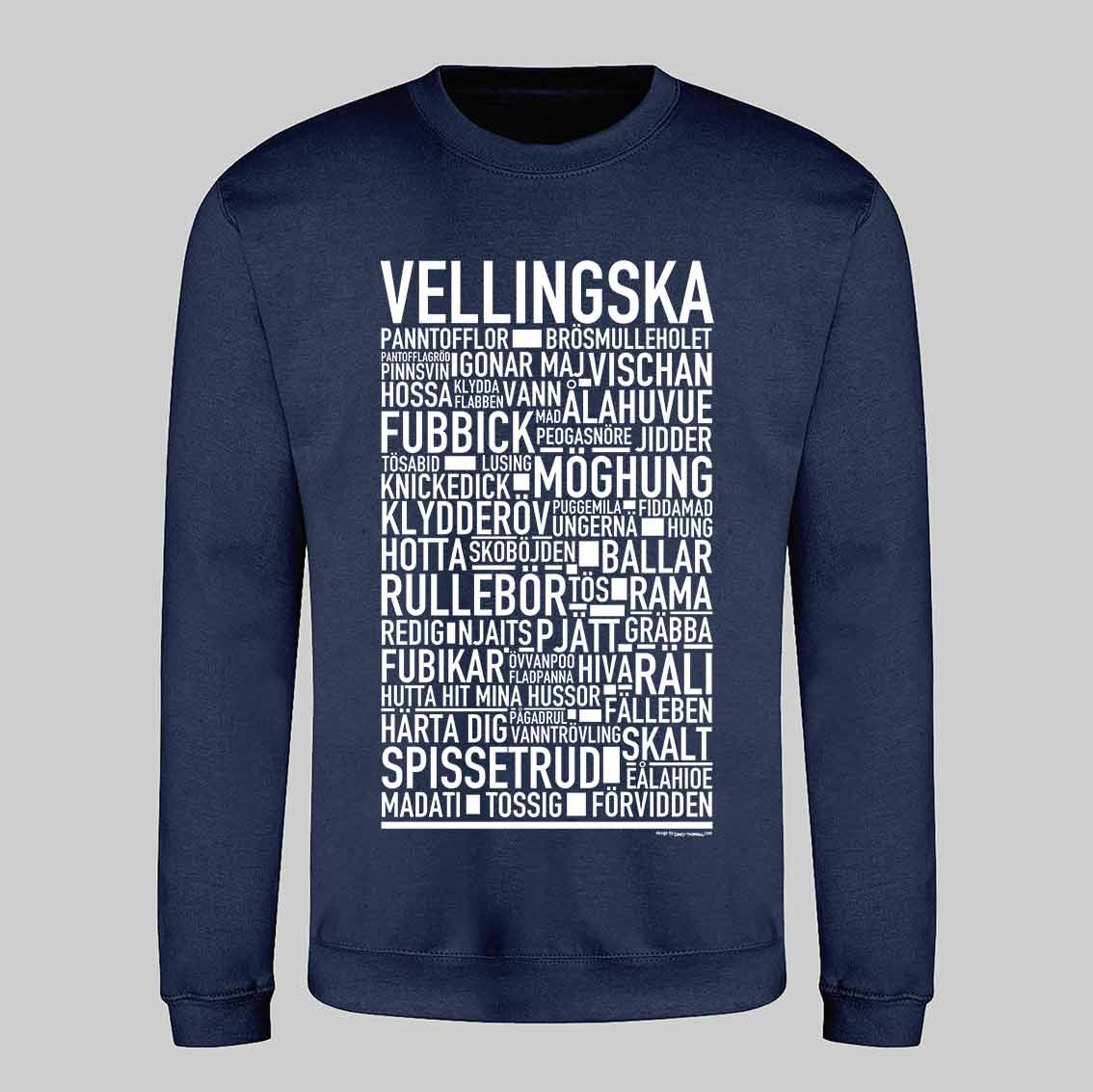 Vellingska Dialekt Text Sweatshirt
