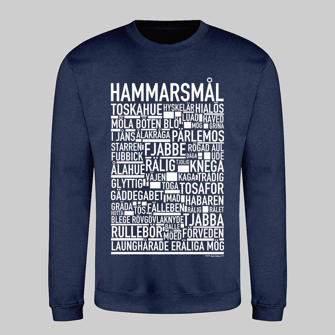 Hammarsmål Dialekt Text Sweatshirt