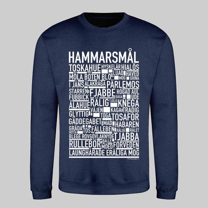 Hammarsmål Dialekt Text Sweatshirt
