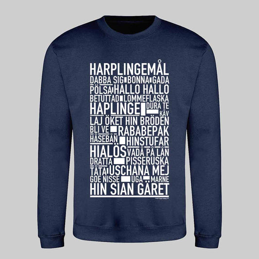 Harplingemål Dialekt Text Sweatshirt