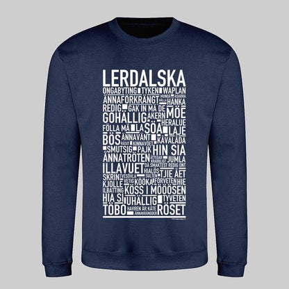Lerdalska Dialekt Text Sweatshirt
