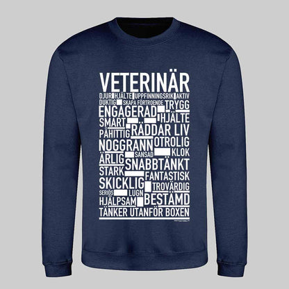 Veterinär Text Sweatshirt