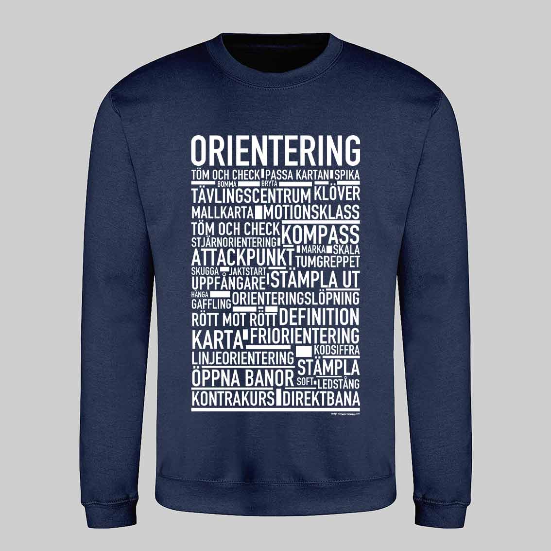 Orientering Text Sweatshirt