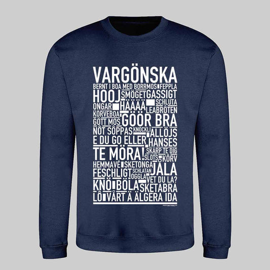 Vargönska Dialekt Text Sweatshirt