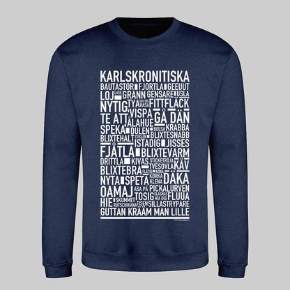 Karlskronitiska Dialekt Text Sweatshirt