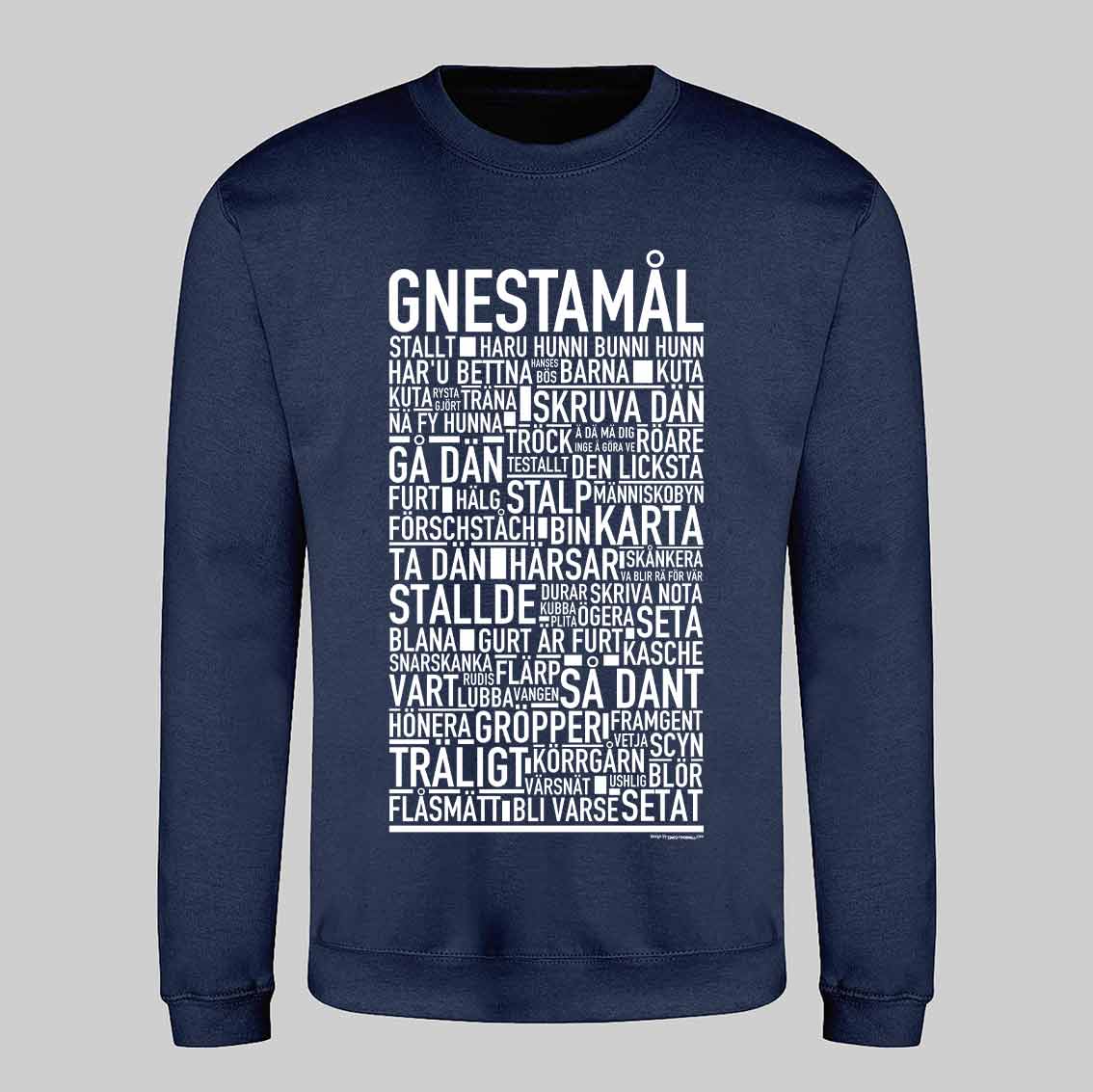 Gnestamål Dialekt Text Sweatshirt