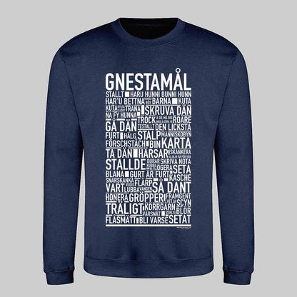 Gnestamål Dialekt Text Sweatshirt