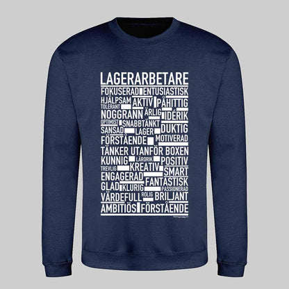 Lagerarbetare Text Sweatshirt