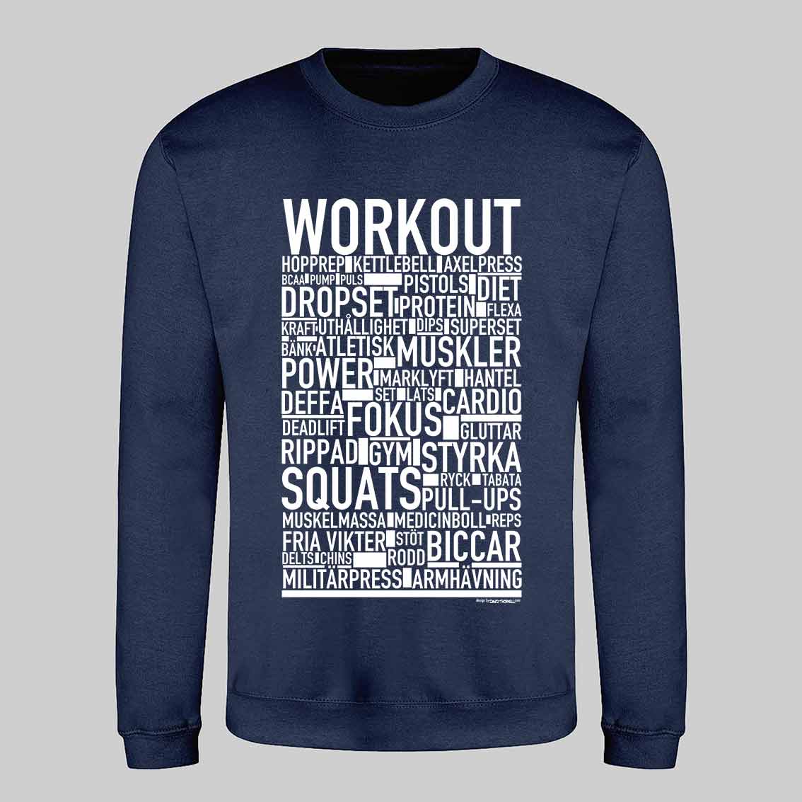 Workout Text Sweatshirt