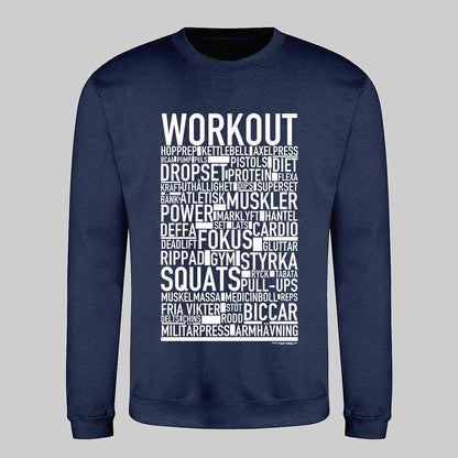 Workout Text Sweatshirt