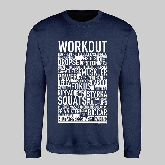 Workout Text Sweatshirt