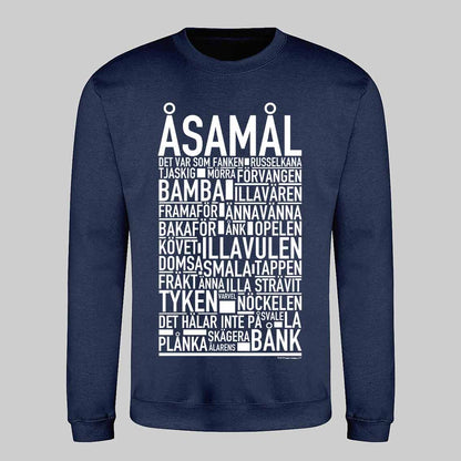 Åsamål Dialekt Text Sweatshirt