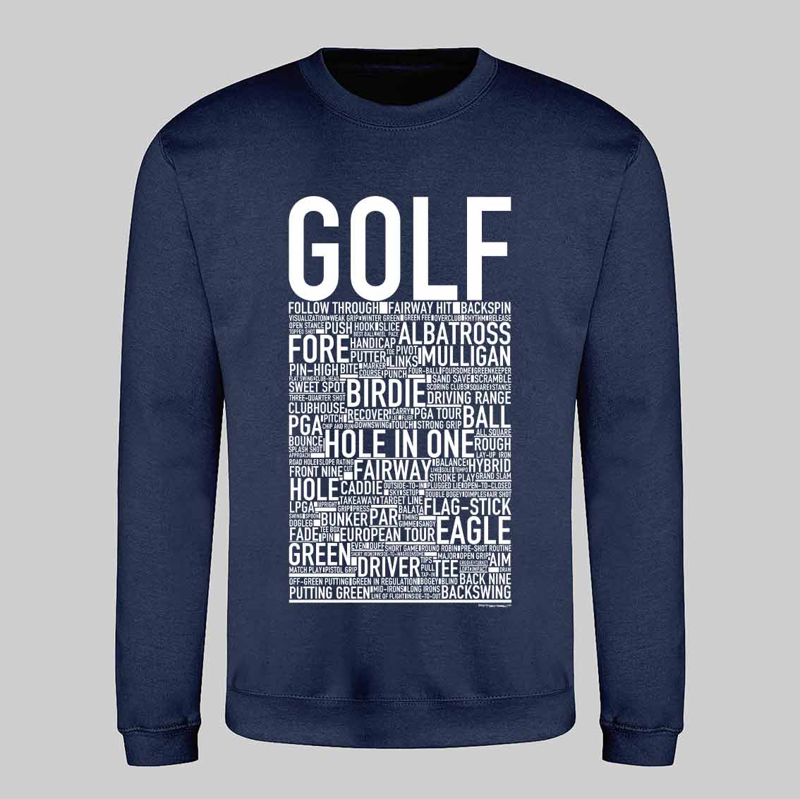 Golf Text Sweatshirt