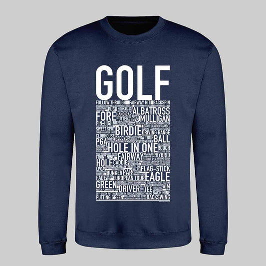 Golf Text Sweatshirt