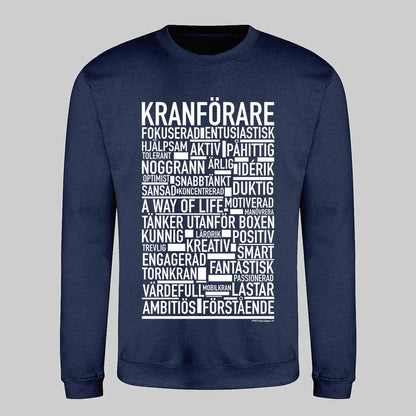 Kranförare Text Sweatshirt