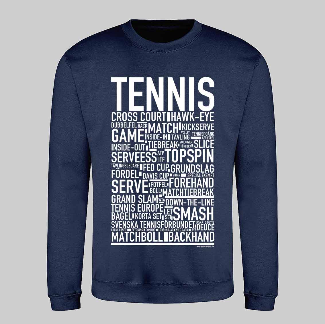 Tennis Text Sweatshirt