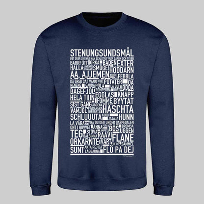 Stenungsundsmål Dialekt Text Sweatshirt