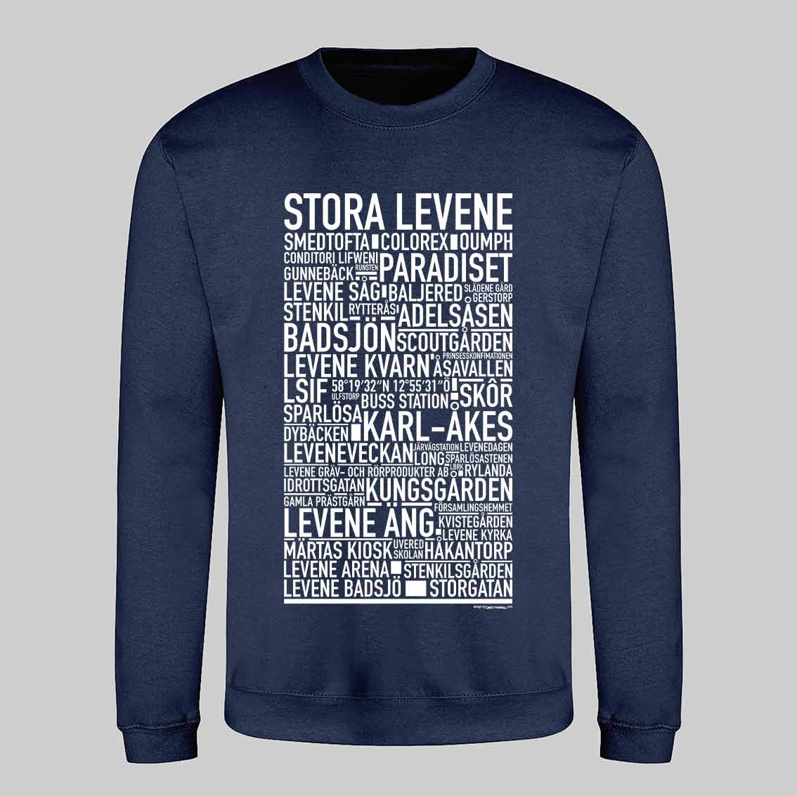 Stora Levene Text Sweatshirt