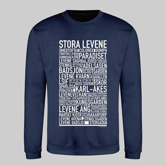 Stora Levene Text Sweatshirt