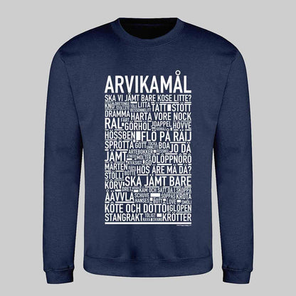 Arvikamål Dialekt Text Sweatshirt