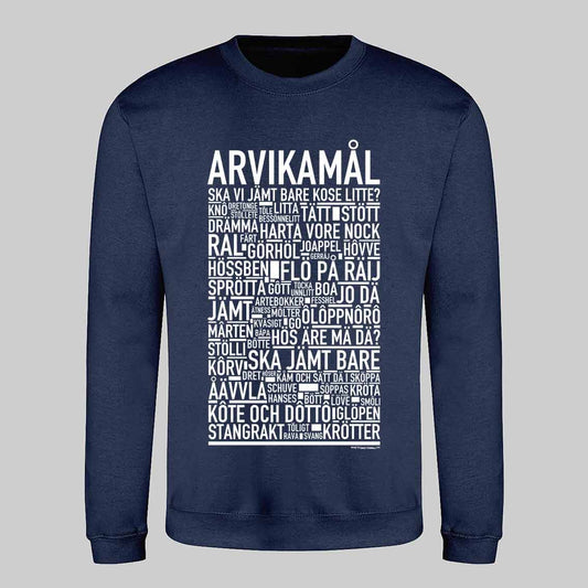 Arvikamål Dialekt Text Sweatshirt