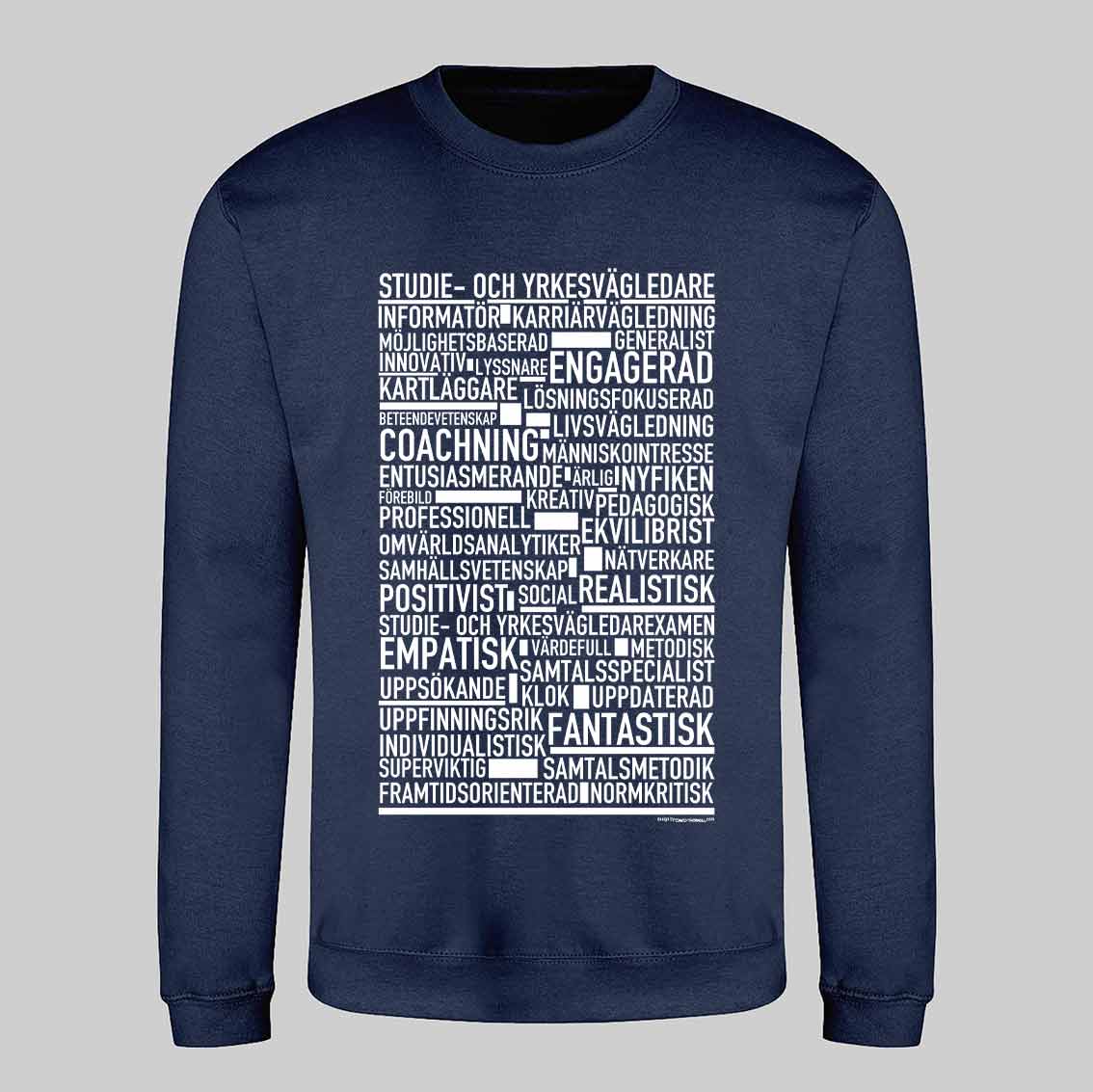 Studie- och Yrkesvägledare Text Sweatshirt
