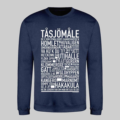 Tåsjömåle Dialekt Text Sweatshirt