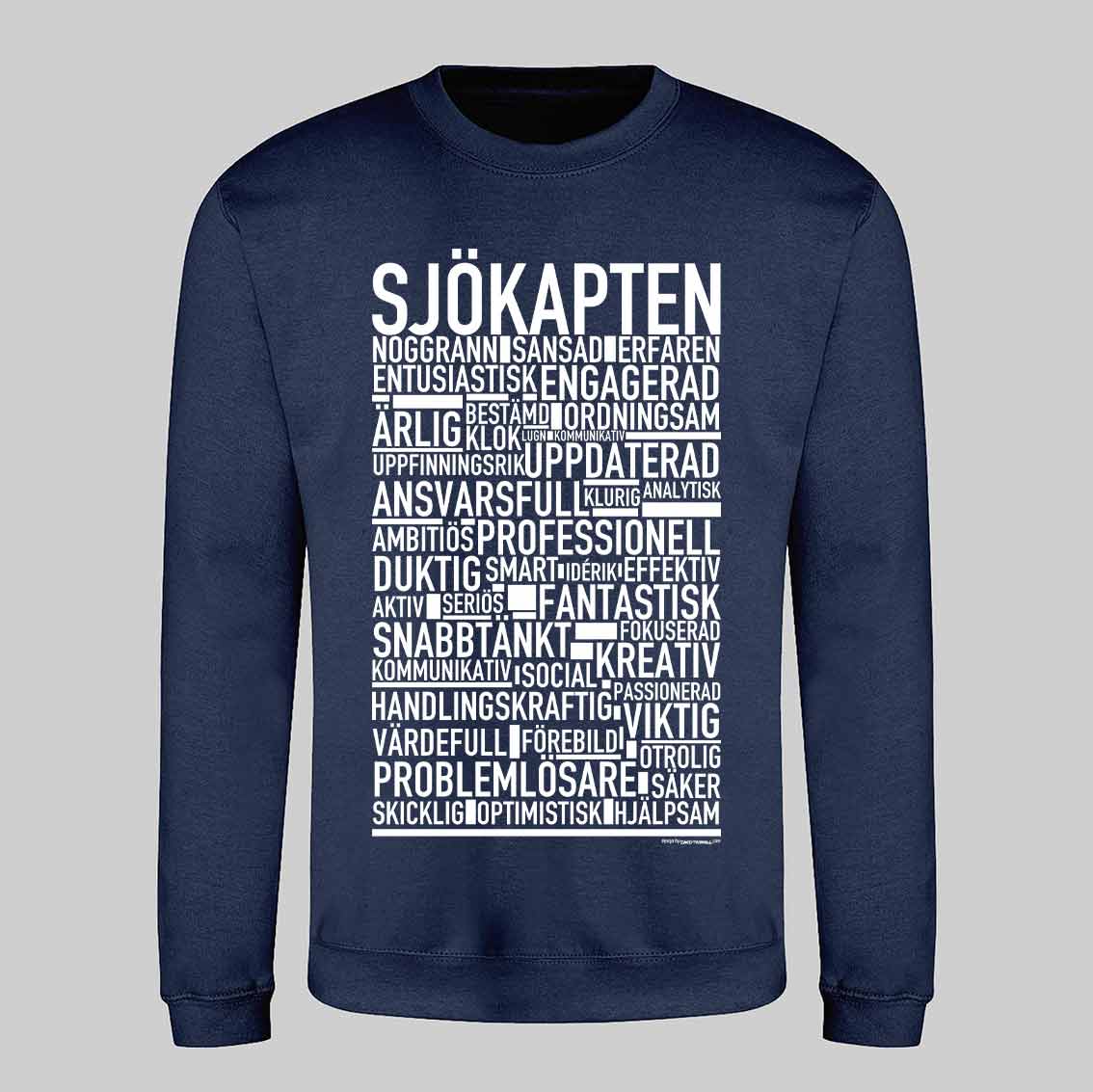 Sjökapten Text Sweatshirt