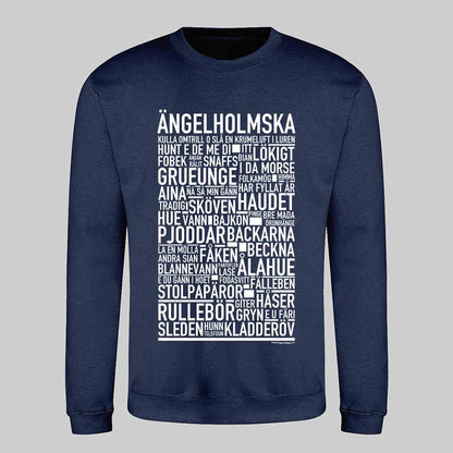 Ängelholmska Dialekt Text Sweatshirt